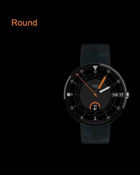 Orange Point Free Watch Face скриншот 3