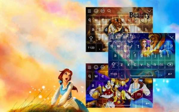 Beauty And The Beast Keyboard Emoji скриншот 2