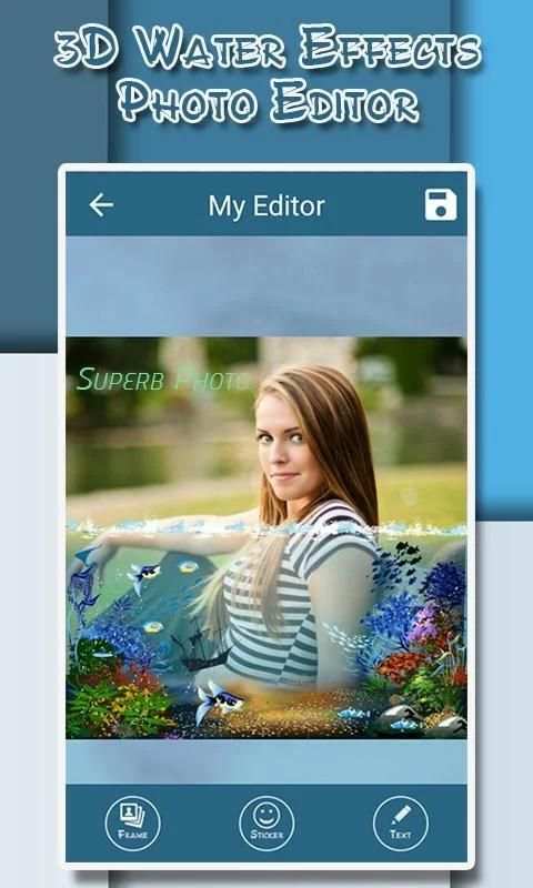 3D Water Effects Photo Editor - Water Photo Editor 2 تصوير الشاشة