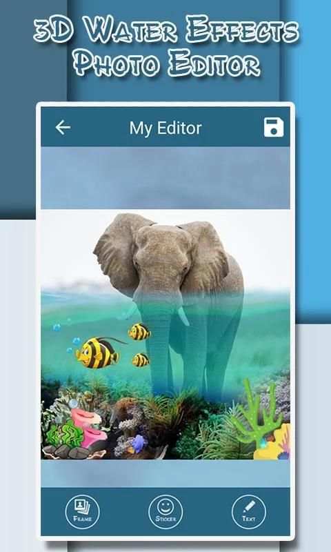 3D Water Effects Photo Editor - Water Photo Editor 3 تصوير الشاشة