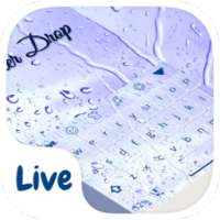 Waterdrop Live Keyboard Theme