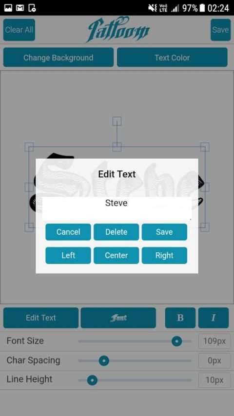Free Text Tattoo Maker screenshot 7