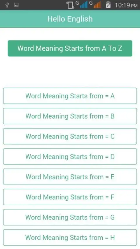 Hello English screenshot 1