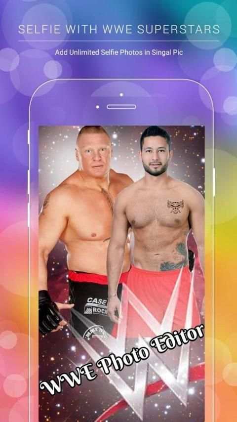 Selfie with WWE Superstars & WWE Photo Editor स्क्रीनशॉट 2