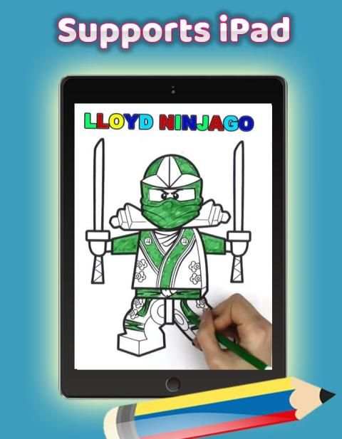 How To Color Lego Ninja Coloring game for adult screenshot 1