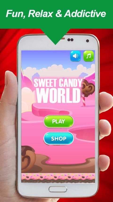 Sweet Candy World 3 تصوير الشاشة