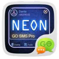 NEON THEME GO SMS PRO EX on 9Apps