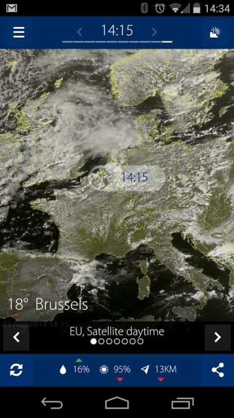 Sat24, Weather satellite screenshot 13