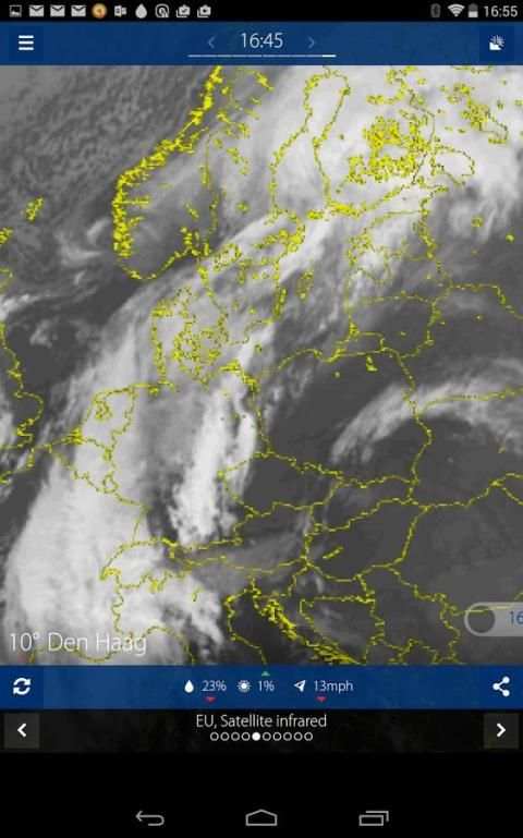 Sat24, Weather satellite screenshot 2