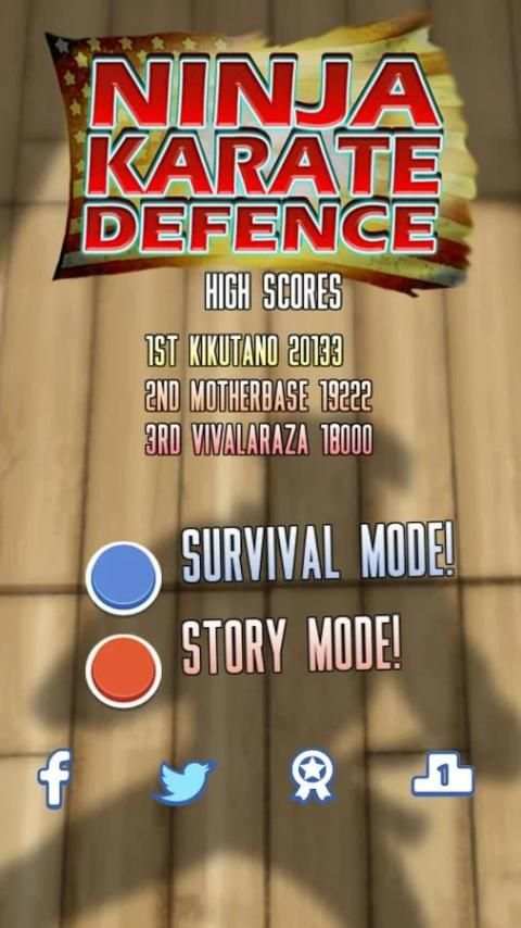 Ninja Karate Defence screenshot 2