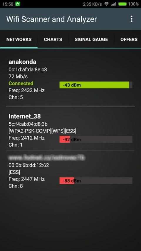 Wifi Scanner And Analyzer 2 تصوير الشاشة