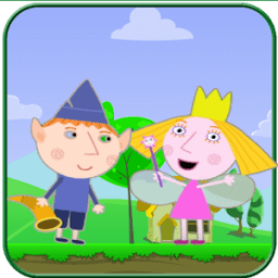 ben adventure and holly run أيقونة
