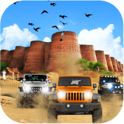 Off Road 4x4 Desert Safari Jeep Rally Drift 2017 icon