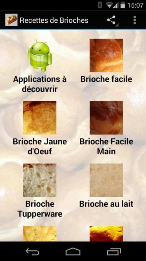 Recettes de Brioches screenshot 1