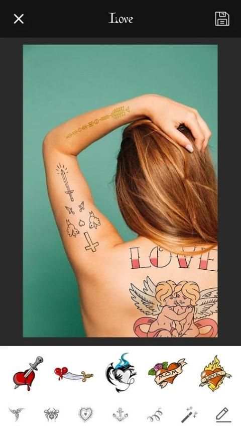 Tattoo Studio: Design My Photo Maker app screenshot 2