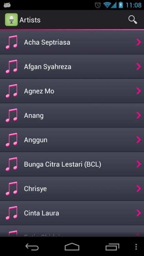 Indo-pop Lyrics (Indonesia) скриншот 3