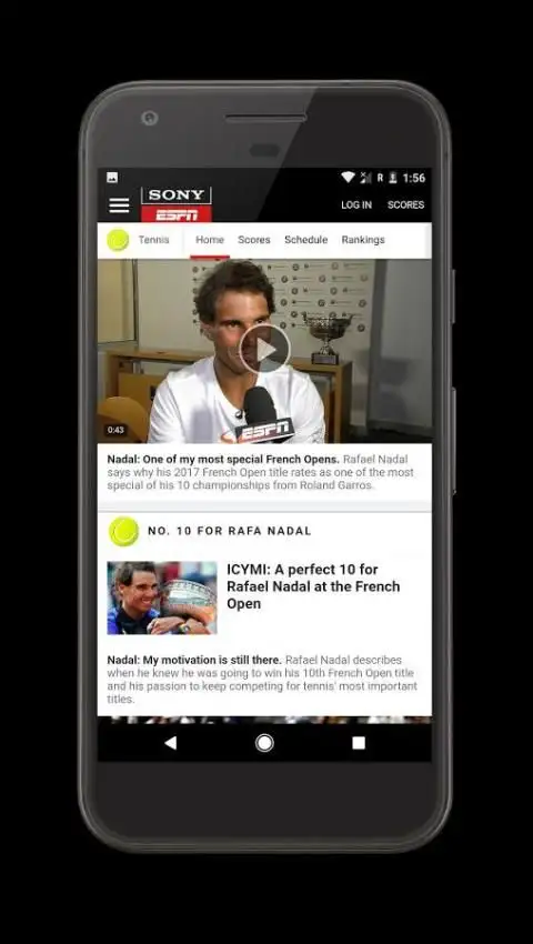 Sony ESPN : Live TV 2 تصوير الشاشة