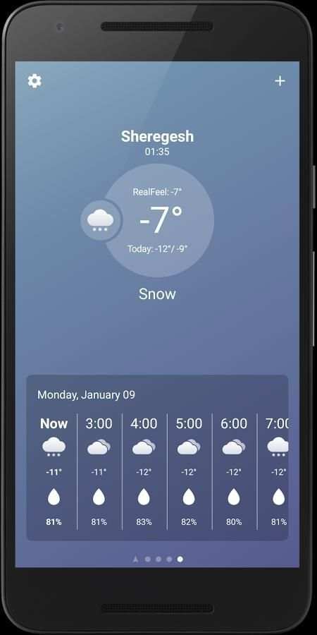 UltraWeather: Local Forecast screenshot 1