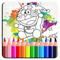 Coloring Book For Dorae Cat -New-