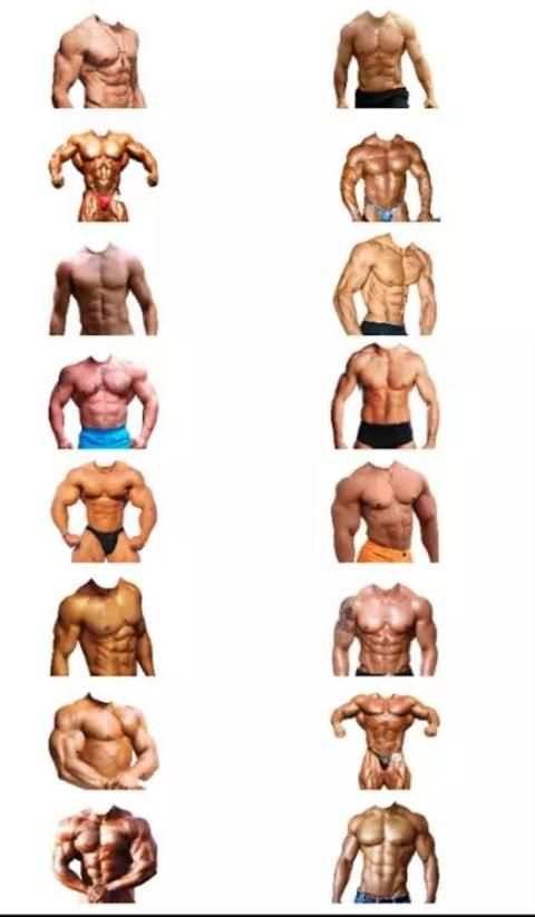 bodybuilding photo maker editor face changer 4 تصوير الشاشة