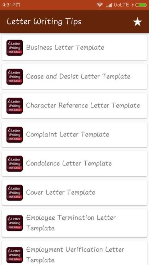 Letter Writing Guide (Formats) screenshot 8