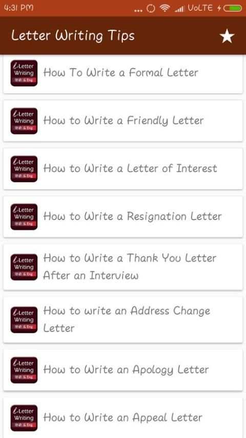 Letter Writing Guide (Formats) screenshot 5