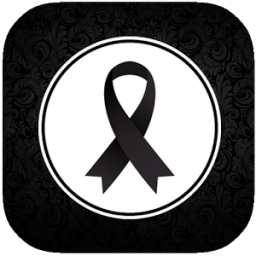 ikon ริบบิ้นสีดำ ริบบิ้นไว้อาลัย แต่งรูปโปรไฟล์สีดำ