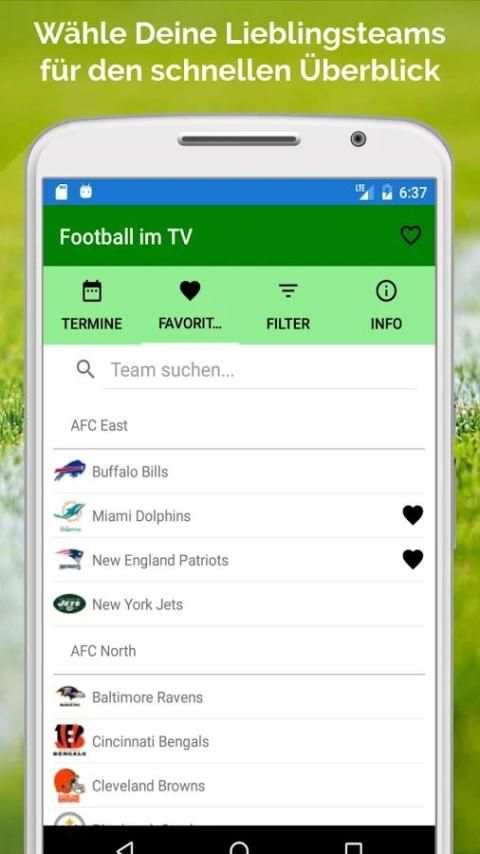 Football im TV live screenshot 13