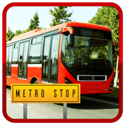 City Metro Bus Transport Driving Simulator Game 3D icon
