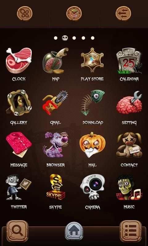 Zombie GO Launcher Theme screenshot 4