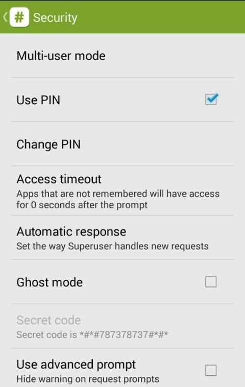 Superuser (ROOT Manager) скриншот 1
