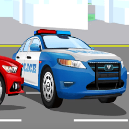 CRAZY TRAFFİC POLİCE CAR SİM أيقونة