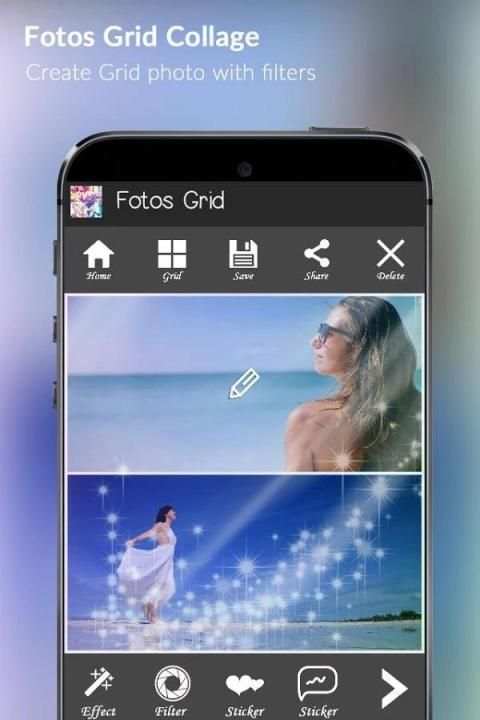 Fotos Grid Collage screenshot 6