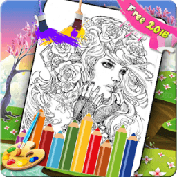 Coloring Art Pages For Adults أيقونة
