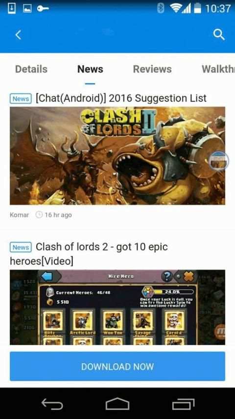 New Guide Clash of Lords 2 screenshot 1