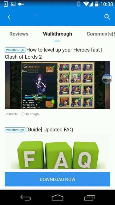 New Guide Clash of Lords 2 screenshot 3