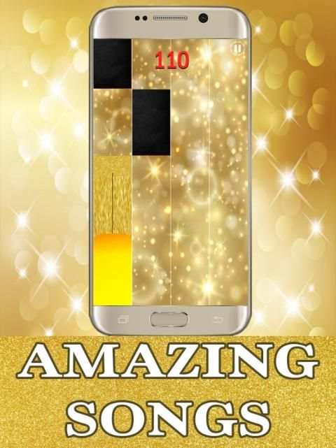 Piano Gold Tiles 2 screenshot 4