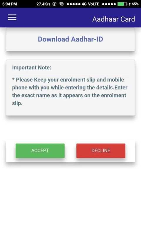 Aadhar Card screenshot 3
