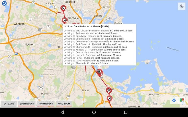 MBTA Red Line Tracker screenshot 3