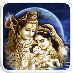 Shiv Parvati Ganesh Wallpaper иконка