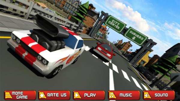 Turbo Racing Sport Car Traffic скриншот 5