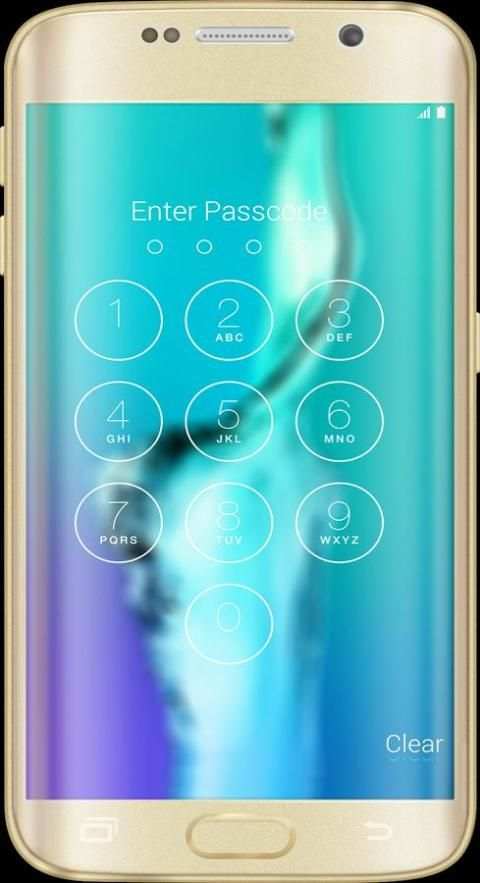 S7 Galaxy Lock Screen скриншот 4