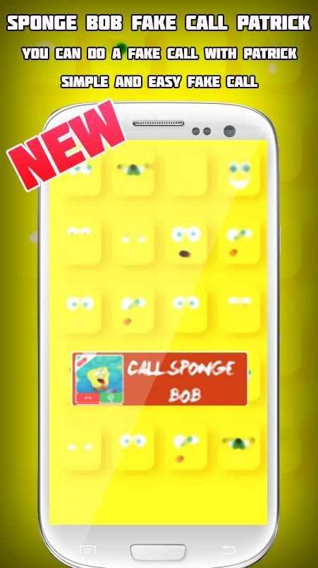 Fake Sponge bob Call From Patrick 3 تصوير الشاشة