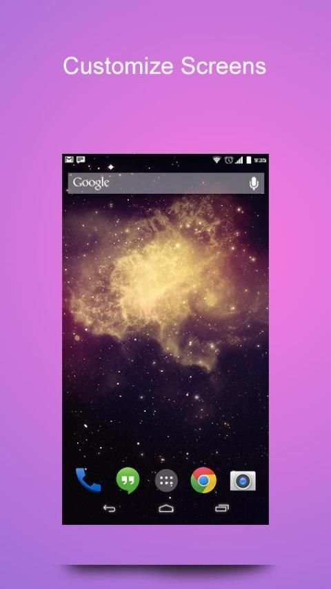 Galaxy Wallpaper 3 تصوير الشاشة