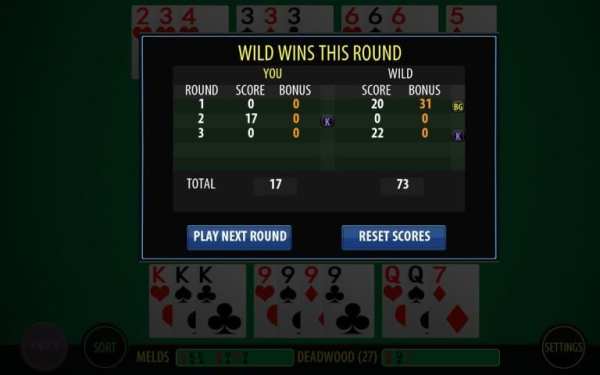 Gin Rummy स्क्रीनशॉट 1