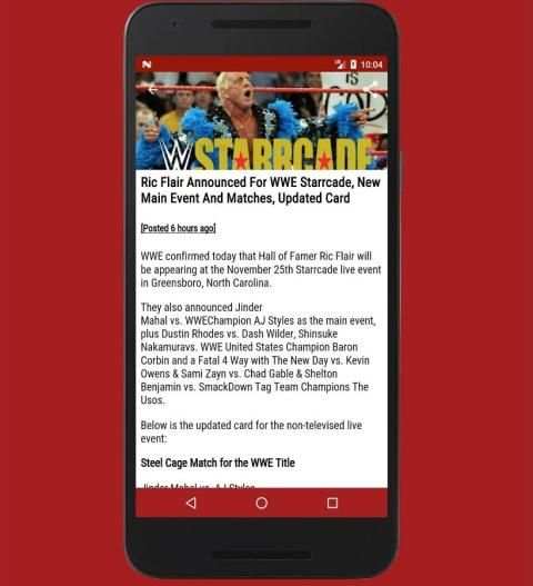 Wrestle News 7 تصوير الشاشة
