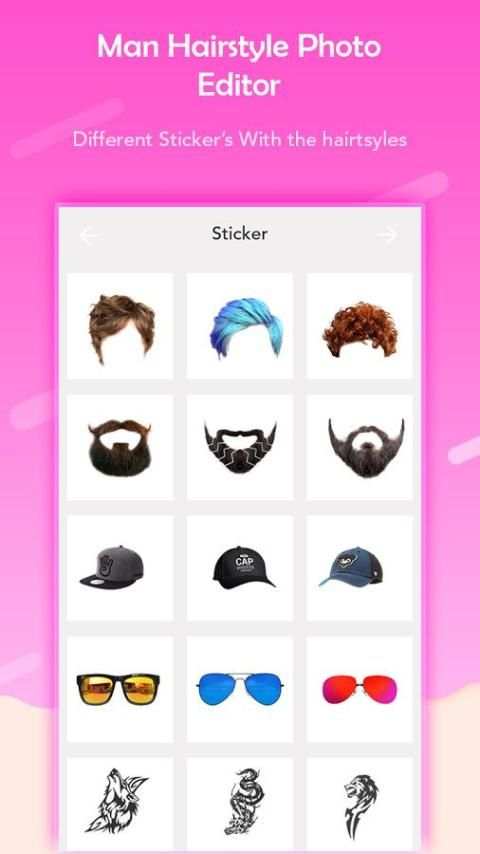Man HairStyle Photo Editor screenshot 1