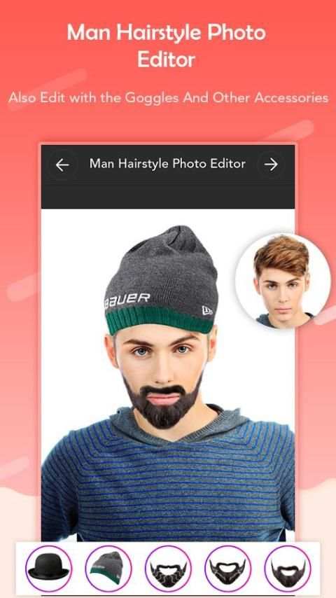 Man HairStyle Photo Editor screenshot 3