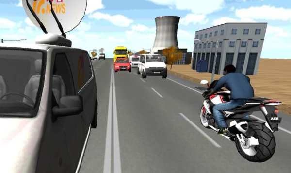 Traffic Racer Moto скриншот 1