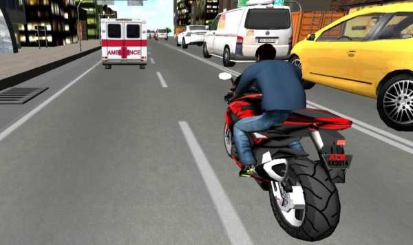 Traffic Racer Moto скриншот 4